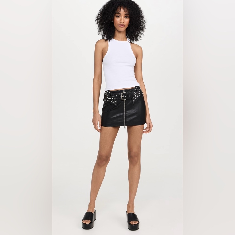 Miaou Callie Faux Leather Skirt New Size XS